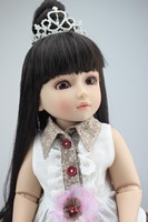 NPK BJD-Muñeca de bebé recién nacida de 45CM y 18 pulgadas, juguete de vinilo completo hecho a mano para niñas