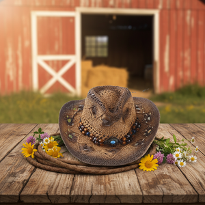 <span class=keywords><strong>Chapeau</strong></span> de paille vintage <span class=keywords><strong>espagnol</strong></span> rayé printemps-été pour hommes et femmes, polyvalent, nouveau, protection solaire pour la plage ou les loisirs - Product Image 6