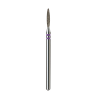 Fraise à ongles diamantée professionnelle à flamme sûre 1,8 mm Violet PRO Smart Grit pour manucure de précision et OEM