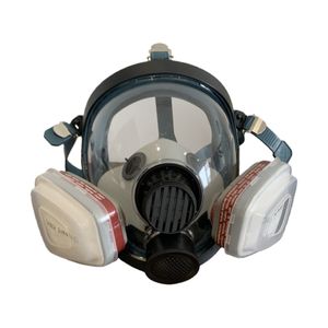 पेंटिंग, वुडवर्किंग, निर्माण, सैंडिंग, स्प्रे, रसायन, डिय आदि के लिए एर्गोनोमिक पूर्ण फेस श्वासयंत्र मास्क - Product Image 1