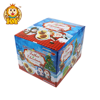 Vente chaude Père Noël Forme Doux Chocolat Oeuf Biscuit pour Surprise avec des ingrédients de confiture
