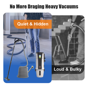 Unité d'aspiration centralisée industrielle pour lavage de voitures, système d'aspiration centralisée intégré avec écran 5 pouces - Product Image 5