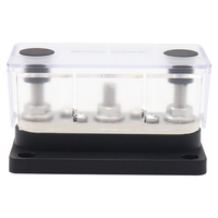 Bloc de distribution de courant élevé 300A, barre omnibus 12V-48V CC avec 3*M8+4*M8 # 8-32 bornes pour système solaire RV marin