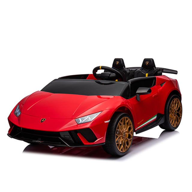 Licensed Lambo Huracan 2 Seats Kids Car Electric Ride-On Cars 4 Wheels 24V Battery Remote-Control Lamborghinii Car for Kids