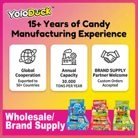 YoloDuck 3D Shape Animal Gummy Candy Funny Dino Sea Horse Butterfly Form Halal Certified Soft Candy for Kids Snack