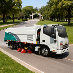 Fabrika Çıkışlı Dongfeng Manuel Vitesli Yol Süpürme Aracı Dizel Yakıtlı Sıfır Durumda Euro 6 Süpürme Yıkama İşlevli - Product Image 3