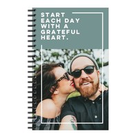 Impression personnalisée de planificateur de carnet de notes à liaison de joint torique coloré