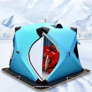 Tente de sauna d'hiver <span class=keywords><strong>pop</strong></span>-up à 4 couches, tente de pêche sur glace, tente de camping automatique, tente de pêche en plein air, 2 à 4 personnes, portable - Product Image 6
