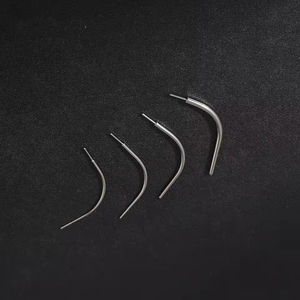 Cong Côn Công cụ threadless thép không gỉ uốn cong đồ trang sức piercing Bông tai 14/16/18g chèn pin cơ thể piercings cho món quà - Product Image 2