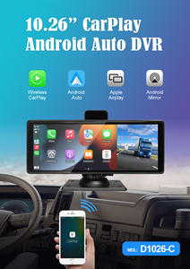 Écran miroir Android pour voiture 10,26 pouces, diffusion d'images sur écran de voiture, autoradio 4K/2K, double caméra embarquée avec étanchéité IP67 et caméra de recul - Product Image 2