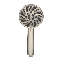 Fournisseur de douches OEM – Pommeau de douche multifonction haute pression en nickel patiné, 6 jets, pour salle de bain