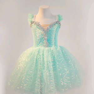 बच्चों के बैले प्रदर्शन टॉडलर थोड़ा हंस झील <span class=keywords><strong>Tutu</strong></span> स्कर्ट लड़कियों पेशेवर पोशाक स्पेनिश/कपास सरल सुरुचिपूर्ण - Product Image 4