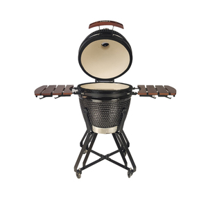 Kimstone Grill d'extérieur 21 pouces Barbecue Grill Kamado Four à fumée Four à braiser <span class=keywords><strong>Pizza</strong></span> Four à charbon de bois en céramique - Product Image 6