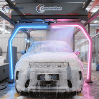 Machine de lavage de voiture sans contact rotative à 360° rapide (3-7 min), paiement intelligent électrique, centre de detailing automobile, parking d'appartement