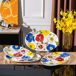 Vajilla de Porcelana Europea Más Vendida, Apta para Lavavajillas, con Diseño Personalizado para Reuniones Familiares y Bodas - Product Image 2