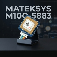 Módulo GNSS GPS MATEKSYS M10Q-5883 con Brújula QMC5883L Integrada, Motor U-blox M10, Antena de Parche de 15x15mm para Drones FPV RC y Aviones