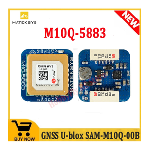 Matek ระบบ GNSS M10Q-5883 M10จีพีเอส U-blox พร้อมเข็มทิศโมดูล QMC5883L ความเร็วลมดิจิตอล4 ~ 9V สำหรับการแข่งรถ FPV - Product Image 5