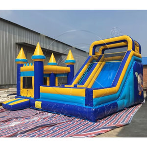 Giá Rẻ Cổ Điển Màu Vàng Màu Xanh Lâu Đài <span class=keywords><strong>Inflatable</strong></span> Trẻ Em Của Nhà Bị Trả Lại <span class=keywords><strong>Inflatable</strong></span> Bouncer <span class=keywords><strong>Inflatable</strong></span> Lâu Đài Cho Trẻ Em Với Slide - Product Image 5