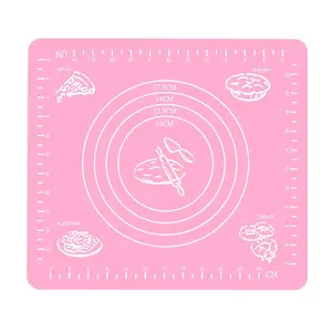 2022 Best Verkopende Siliconen Rubber Backing Non Stick Food Grade Oven Pizza Mat Siliconen Bakken Mat Pastry Mat