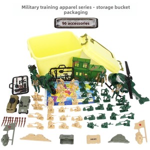 Modelo de Soldado de Plástico de 5 cm de la Segunda Guerra Mundial, Traje Militar Nostálgico de Comercio Exterior, Juguete para Niños - Product Image 2
