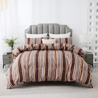 Ensemble de literie 3 en 1 à imprimé léopard tendance, plusieurs couleurs, avec housse de couette et taies d'oreiller