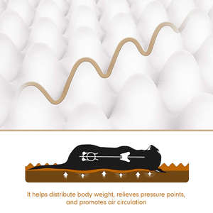 Cama ortopédica de lujo para mascotas, funda lavable extraíble, espuma de huevo, espuma viscoelástica, sofá impermeable, camas para perros grandes - Product Image 3