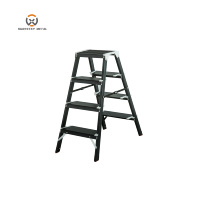 Escabeau industriel en aluminium pour escalier pliable à échelle double face EN131/EN14183