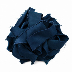 Premium Best Selling Reusable Ink Blue Color Cotton Gabardine / Gada <b>Fabric</b> <b>Scraps</b> Textile Waste From BD - Product Image 3