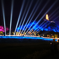 Nouveau projecteur laser de spectacle lumineux coloré Dikai 2025, faisceau laser transparent, projecteur laser, éclairage de scène contrôlé par DMX512, indice de protection IP66