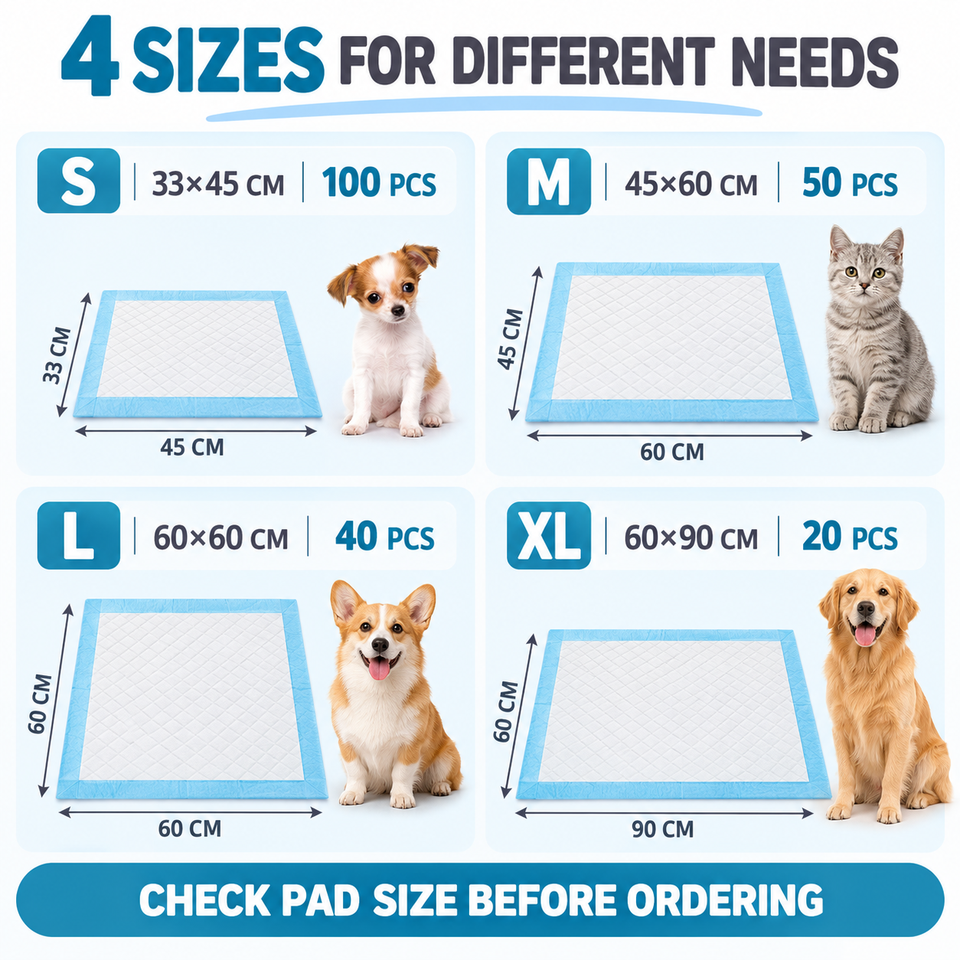 Sample Order Pad Dog Pee Pads Disposable Absorbent Puppy Training Pads Pet Urine Mats ...