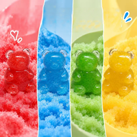 Smoothie Bear Squishy en forme de boule, rempli de vaseline, fait main, malléable, anti-stress, jouet à presser anti-fidget, boîte surprise
