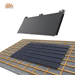 Different color steel roofing tile/ corrugated metal roof/ interlocking roof shingles for solar roof accessories