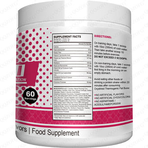 Integratore Pre-Allenamento in Polvere OME Oxyshred con L-Glutammina e Acetil L-Carnitina, Migliora l'Immunità e Aumenta le Prestazioni - Product Image 2