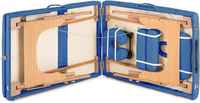 Haute qualité 3 sections jambes en bois Table de massage portable Thai Spa Lits de massage