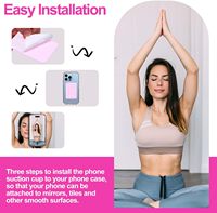 Soporte de silicona al por mayor para teléfono, accesorios para fundas de teléfono, soporte adhesivo con ventosa para teléfonos móviles