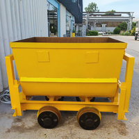 Chariot de mine à roulement fiable, type navette, capacité de charge 1,3-3T, entraxe 700mm, pour exploitation minière et construction