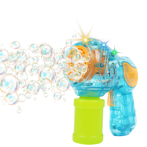 TOLTOLBUBBLES Großhandel Unisex Outdoor Kids Toy Automatische Electric16-Hole Leuchten Kunststoff <span class=keywords><strong>Bubble</strong></span> Gun Blows Bubbles Continuous - Product Image 1