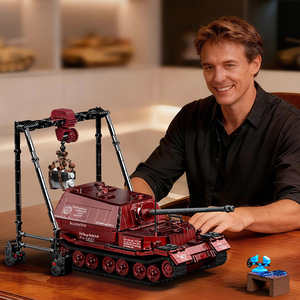 12GO 97022 Kit de Bloques de Construcción del Destructor de Tanques Ferdinand Alemán de la Segunda Guerra Mundial, Más de 800 Piezas, Juguete Educativo de Ensamblaje para Adolescentes - Product Image 2