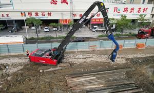 China Mejor precio SDLG E6550HP 91 Ton Excavadora sobre orugas grande Excavadora hidráulica de servicio pesado con 1500 horas de trabajo para la venta - Product Image 2