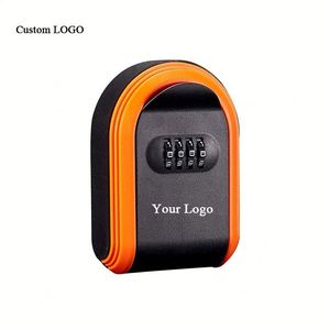 OEM Custom Logo 4 Digit Combination Security <b>Lock</b> <b>Box</b> for Outdoor Wall Mount - Product Image 1