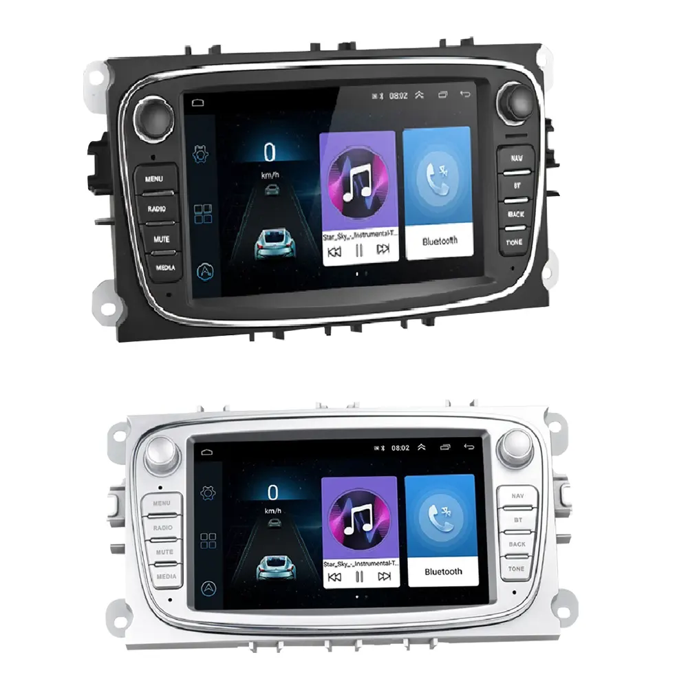 안드로이드 자동차 라디오 dvd 비디오 Autoradio 7 "스테레오 GPS 네비게이션 와이파이 MP5 BT FM Canbus 포드 포커스 Mondeo C-MAX S-MAX