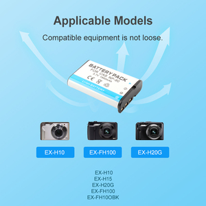 3.7V 1950mAh CNP-<strong>90</strong> CNP90 <strong>NP</strong>-<strong>90</strong> NP90 <strong>Digital</strong> <strong>Camera</strong> <strong>Battery</strong> For <strong>CASIO</strong> Exilim Zoom EX-H10 EX-H15 EX-FH100 EX-H20G - Product Image 3