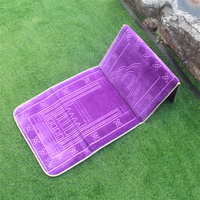 Tapis de prière Ramadan, ensemble cadeau tapis de prière musulman pour voyage plage tapis de prière avec dossier