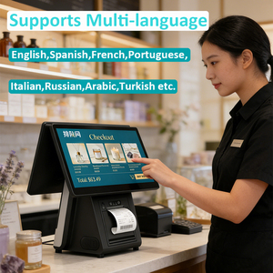 Terminale POS All-in-One <span class=keywords><strong>con</strong></span> Schermo Touch da 15,6 Pollici, Windows I5, Stampante per Ricevute da 80mm, Sistema <span class=keywords><strong>di</strong></span> Punto Vendita e <span class=keywords><strong>Registratore</strong></span> <span class=keywords><strong>di</strong></span> <span class=keywords><strong>Cassa</strong></span> - Product Image 4