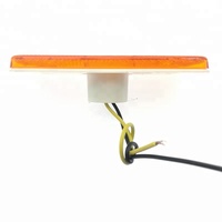 4 Mini feu de position latéral à LED Piranha de haute qualité pour remorque de camion Réflecteur de lumière de dégagement 24V