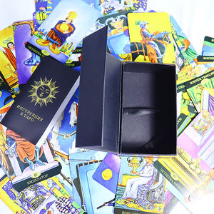 Заводской заказ компас таинственный Платиновый Таро настольные игровые карты экологически чистый портативный дизайн оптом - Product Image 5