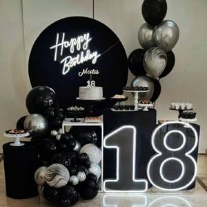 Palloncino di compleanno, palloncino con nome ed età personalizzati per compleanno, 21°, 30°, 40°, 50°, 60°, tutte le età, palloncini fai da te da 24 pollici e 36 pollici - Italia