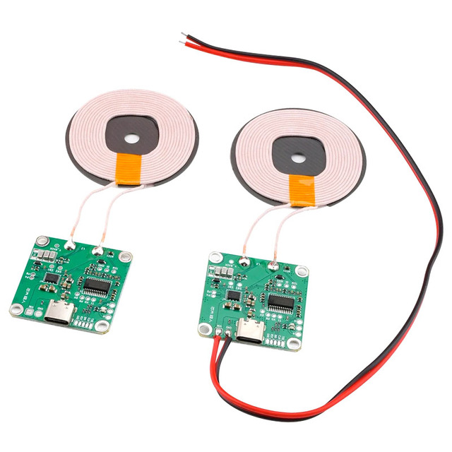 20W Wireless Charger PCBA Module - Type-C Fast Charging Transmitter Coil Circuit Board DIY Kit with Standard Accessories