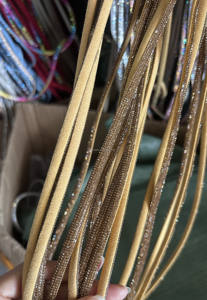 Sinrong <span class=keywords><strong>5</strong></span>-Row Lijm-On Steentjes Water Glazen Touw Halfronde Flitsbuis Platte Trekkoord Voor Diy Schoenentas Kleding - Product Image 6