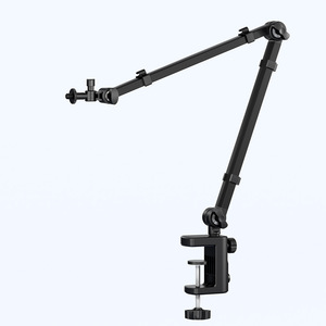 Universal Microphone Cantilever Bracket Folding Telescopic Desktop Mount For Streaming <b>Recording</b> Karaoke - Product Image 5